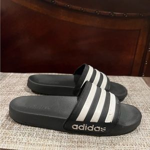 Big Boys Adidas Slides size 4